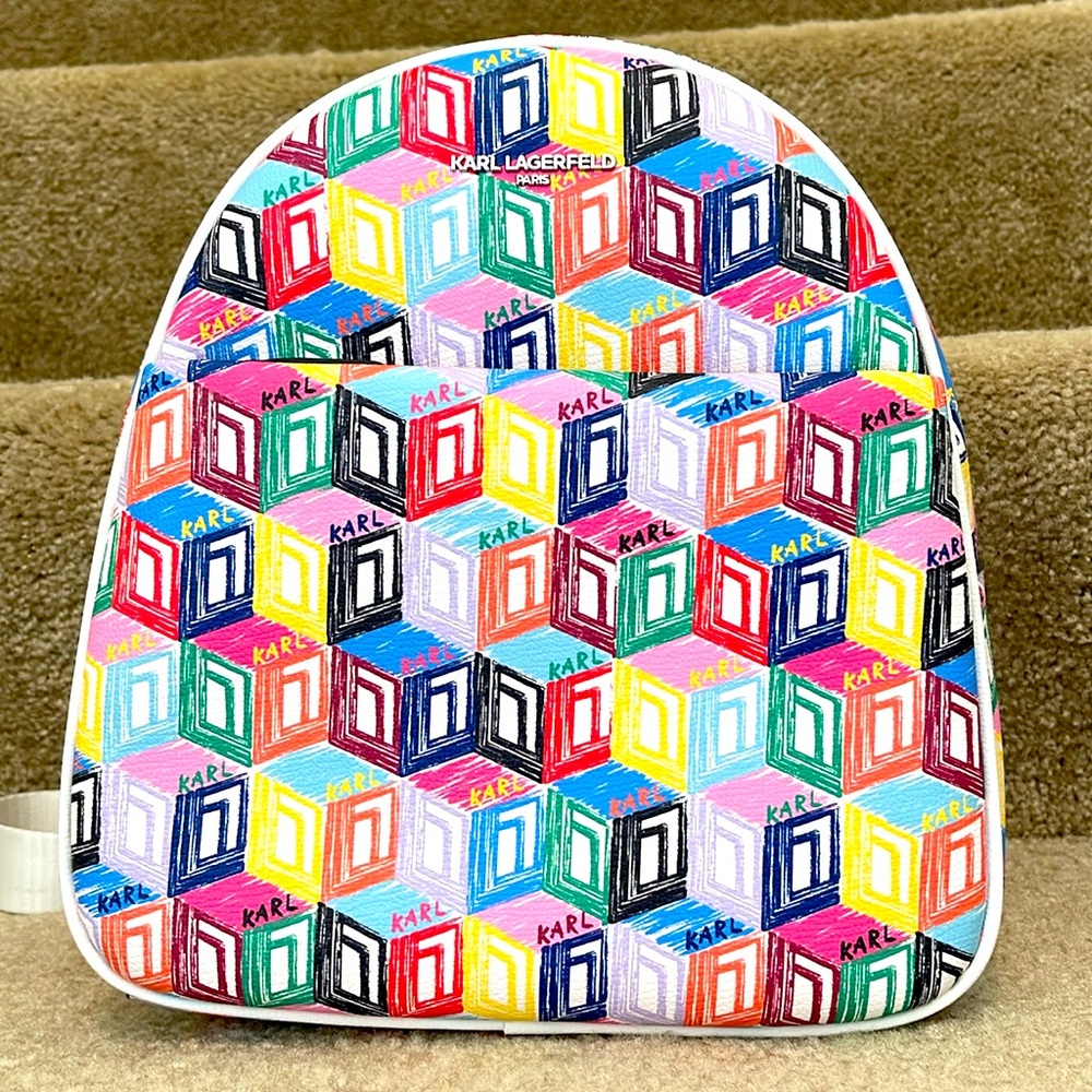 Karl Lagerfeld multi color backpack - Picture 1 of 15
